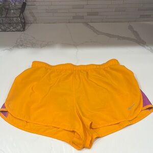 Nike Women's Orange Running Shorts Size Small